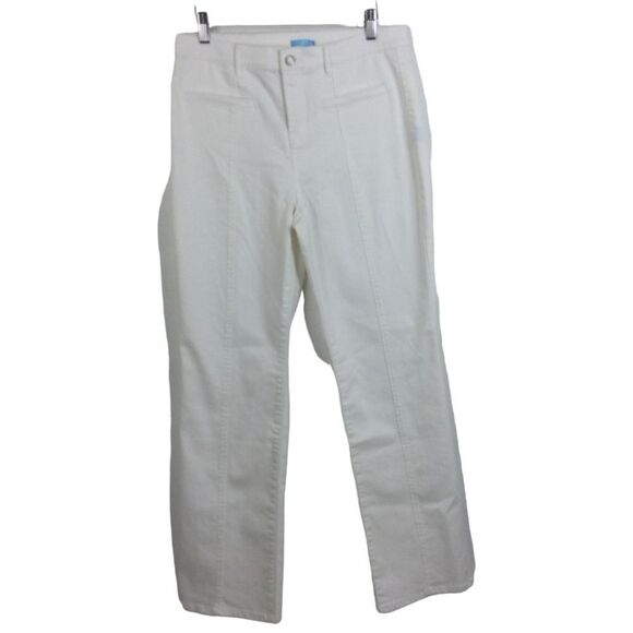 J.Mclaughlin Womens Emmie High Rise Denim Jeans White Size 10 NWT $178 - Picture 1 of 7